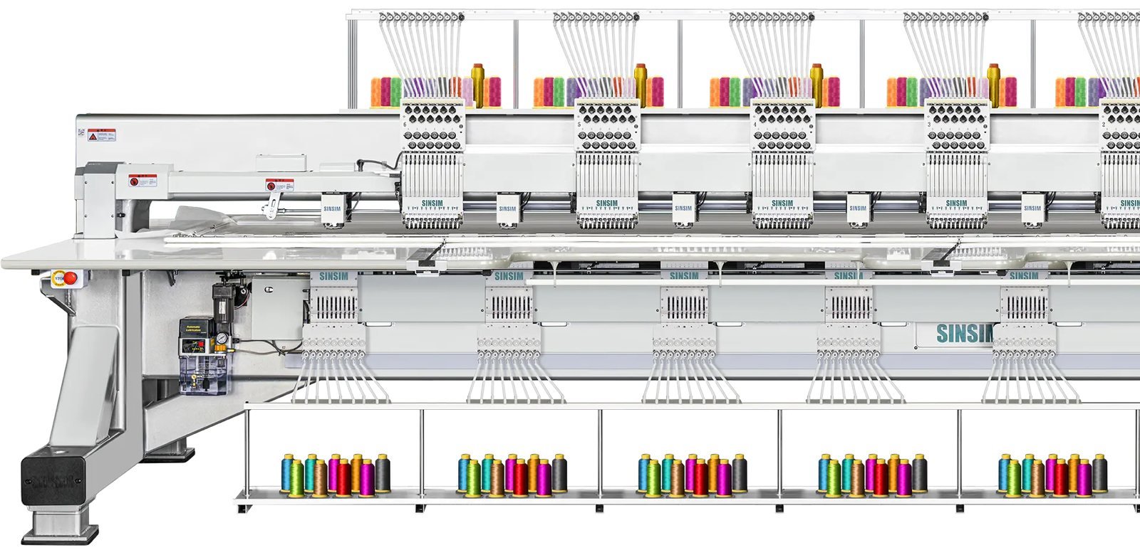 Sinsim embroidery machine range
