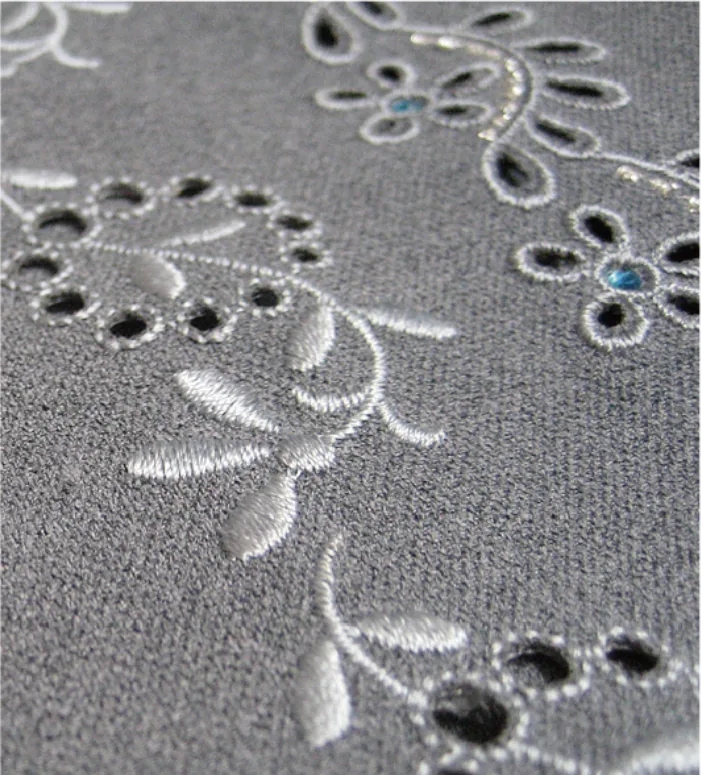 Boring Knife embroidery result, from the official Sinsim catalogue
